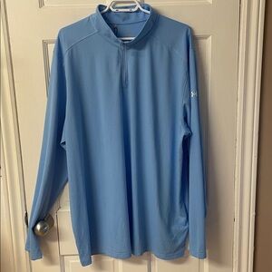 Under Armour baby blue performance quarter zip golf sweater men’s size 3XL new